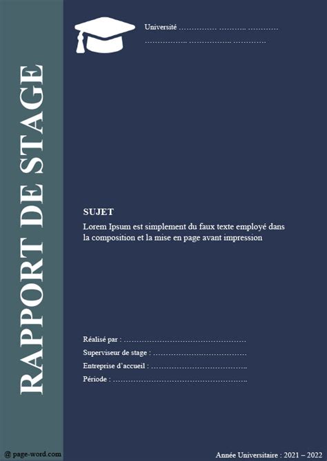 télécharger page de garde word gratuit|page de garde exposé word.